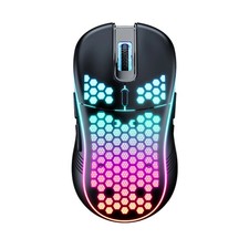 SA-1 Dual Mode RGB Wireless Bluetooth Gaming Mouse with Honeycomb Shell