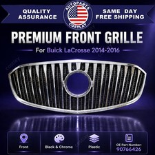 Fit For 2014 2015 2016 Buick Lacrosse Front Bumper Grille Upper Grille Chrome