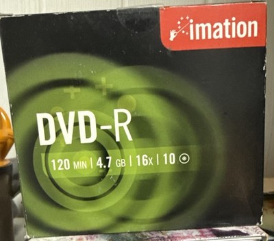 Imation DVD-R 120min 4,7Gb 16x speed - 10Stück