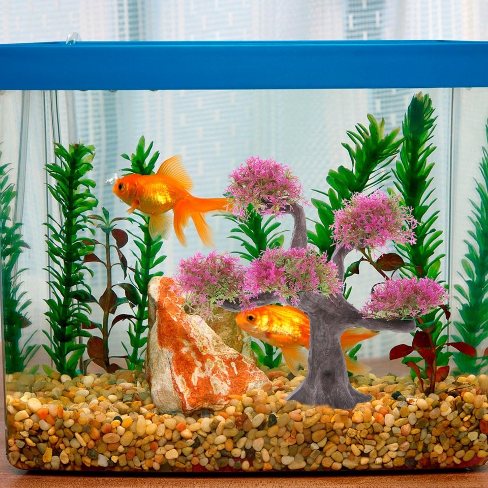 Gallery Detail: Aquarium Decor Fish Tank Plants Decorations Small Decorative Aquatic