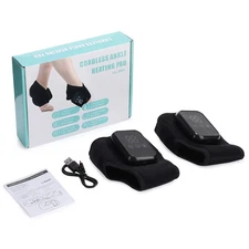 2Pcs Foot and Ankle Massager Relieve Ankle Pain 3 Heat Levels, 3 Vibration Modes