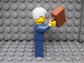 LEGO Minifigure 2010s Modular Town Hall Mayor + Briefcase twn155 For Set 10224