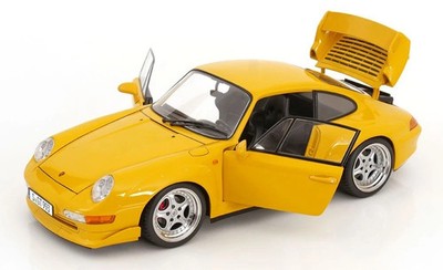 KK Scale Models 1996 Porsche 911 (993) GT2 Speedline Yellow W/OPENINGS 1:12*New!