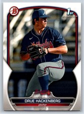 2023 Bowman Draft Drue Hackenberg 1st Bowman Rookie Atlanta Braves RC #BD-38