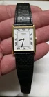 Men's Vintage 1991 SEIKO "Tank" Watch 5Y30-5060 - Roman Numerals - Orig. Band