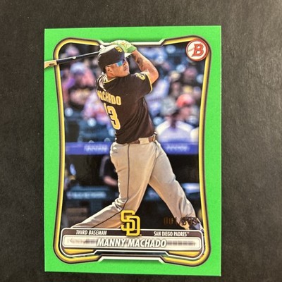 2026 Bowman Paper Manny Machado 001/399 Green 