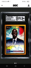 2021 Topps Finest Autographs Kevin Garnett FA-KG Orange Refractor 6/25 SGC 9.5