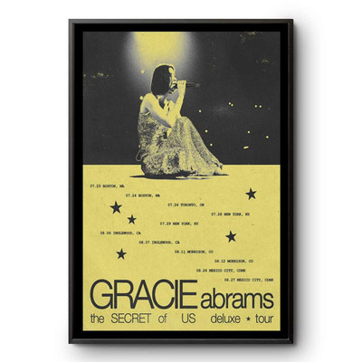 Gracie Abrams The Secret of Us Deluxe Tour 2025 Poster | eBay