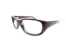 MAUI JIM MJ-286-26C KUIAHA BAY Sunglasses Rootbeer Blue Frame