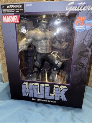 Marvel Gallery Hulk Grey Edition PVC Diorama  PX Previews Exclusive.  New In Box