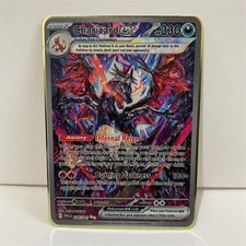 Pokemon Metal Card Charizard EX Fullart Obsidian Flames CARTA IN METALLO 