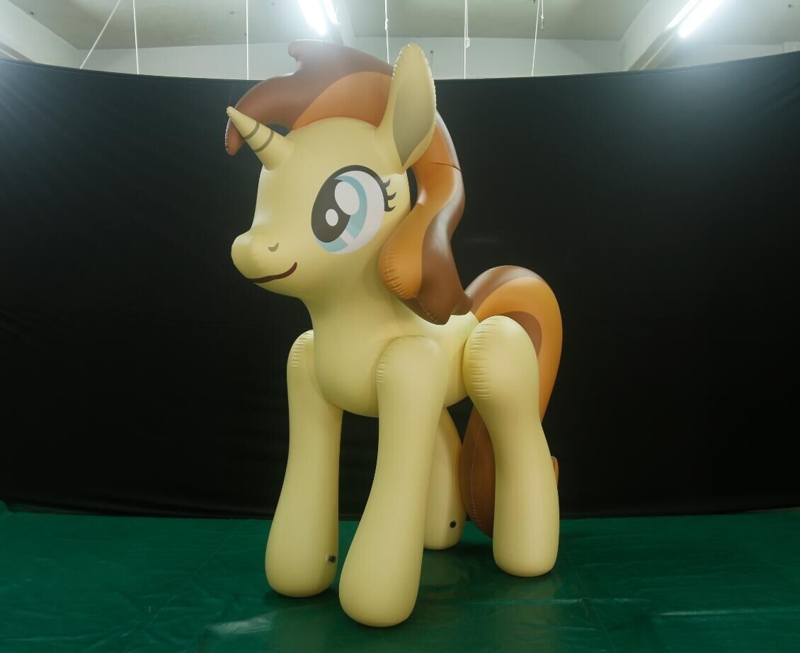 Caballo Pony 2M Dibujos Animados Juguete Inflable Piscina Fiesta Habitación Decoración Niño Regalo