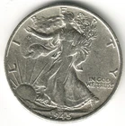 USA - 1945S - Silver Walking Liberty ½ Dollar - #03