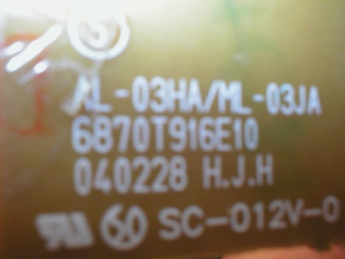 LG 6870T916E10 Interface Board For Model DU-37LZ30 - Picture 2 of 3