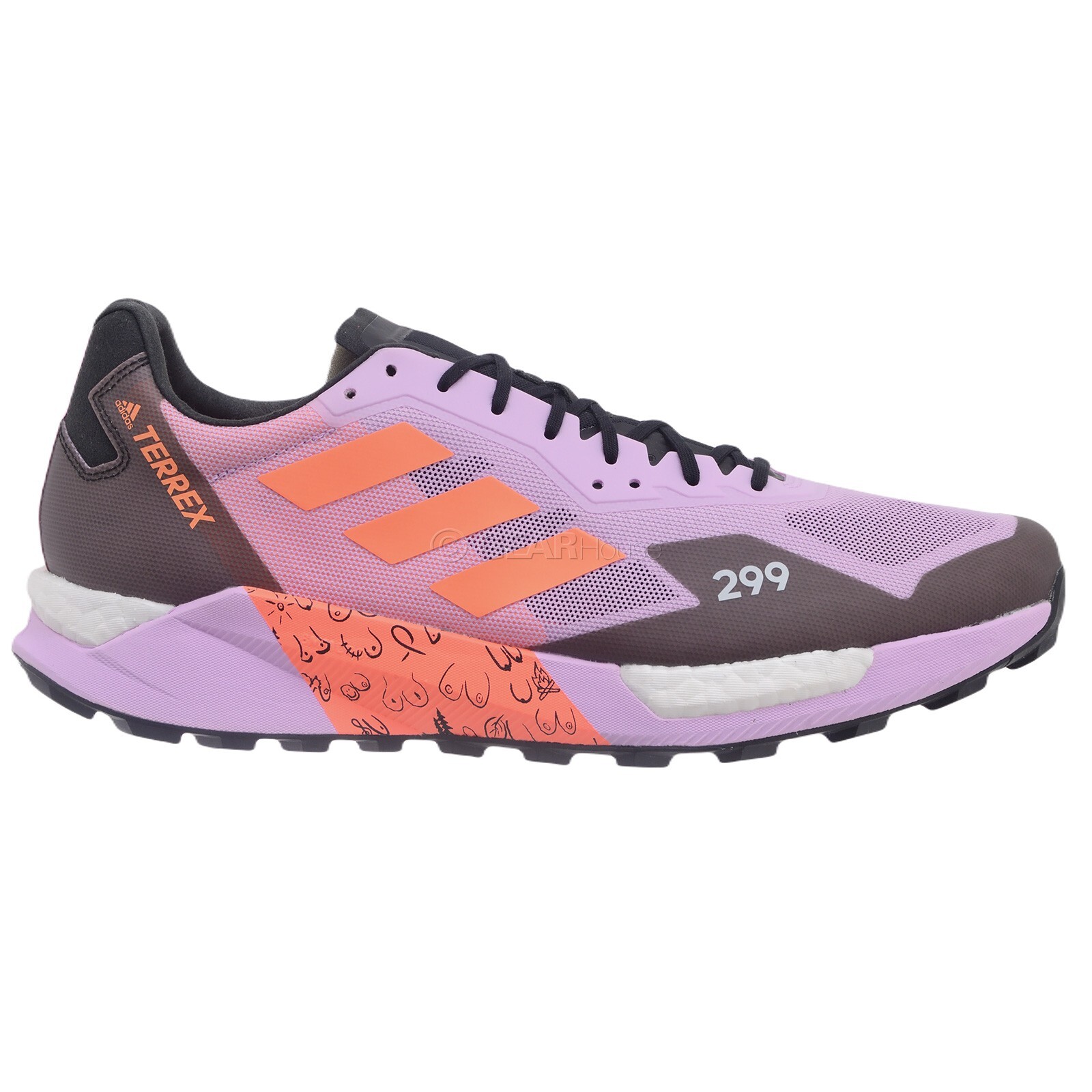 Мужская спортивная обувь Adidas Terrex Agravic Ultra, осведомленность о раке молочной железы, Размер 13