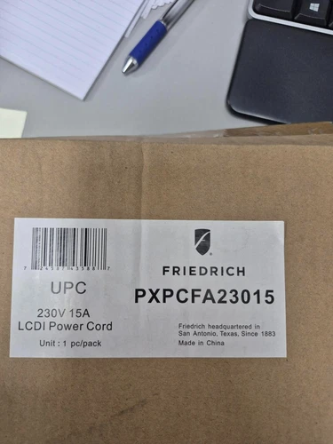 Friedrich PXPCFA23015 PTAC Power Cord 5' long (Pack of 5). 
