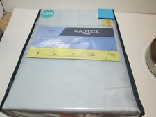 Nautica Home Sea Breeze 6 pc Queen Sheet Set 500 Thread Count Gray Grey New