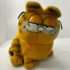 1981 GARFIELD Vintage Dakin Sitting Stuffed Animal Plush Toy Fat Cat 10  Comic