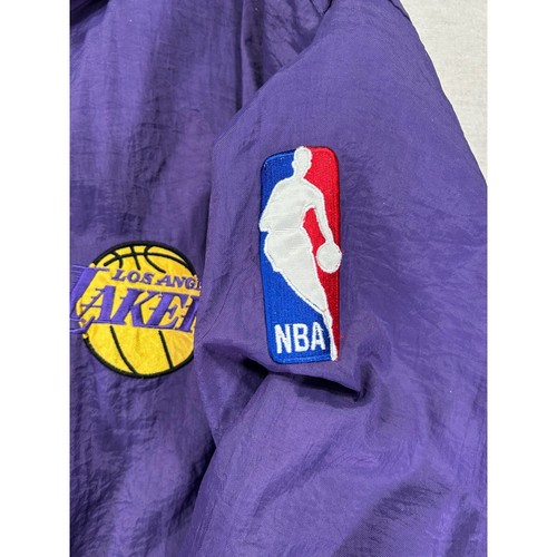 Pro Player NBA Lakers Mens XL Jacket Puffer Reversible Full Zip Embroidered Coat - Picture 5 of 11