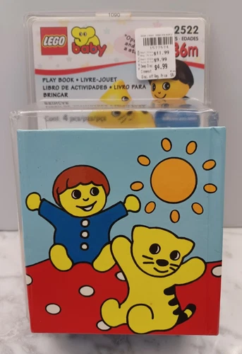 Rare Vintage LEGO 2522 Baby Play Book Set, 4 Piece, Factory Sealed, From 2000