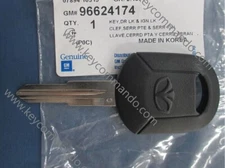 2x Blanking Key for 2007 2008 2009 2010 Chevrolet Daewoo Captiva C100