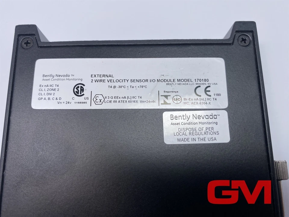Bently Nevada I/O Modul 170180-02-00 Field Monitor 1701 Transducer 170180 - Bild 3 von 4