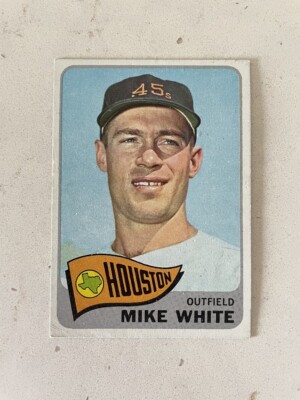 MIKE WHITE 1965 TOPPS BASEBALL CARD #31 HOUSTON ASTROS