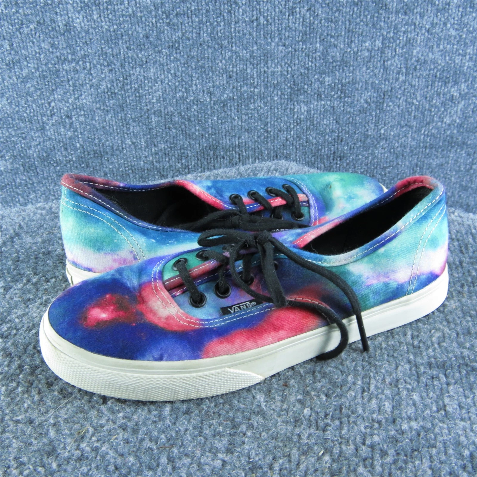 Scarpe sneakers VANS ragazzo ragazza taglia 1 media tessuto multicolore stringate