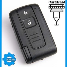 CHIAVE GUSCIO 2 PULSANTI ADATTO A TOYOTA COROLLA VERSO RAV 4 PRIUS + FRESATURA