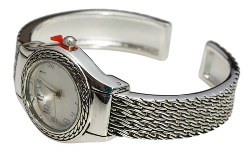 Blekon Collections Japanese Quartz Women's 27mm Case Metal Concho Bangle Watch - Bild 8 von 22