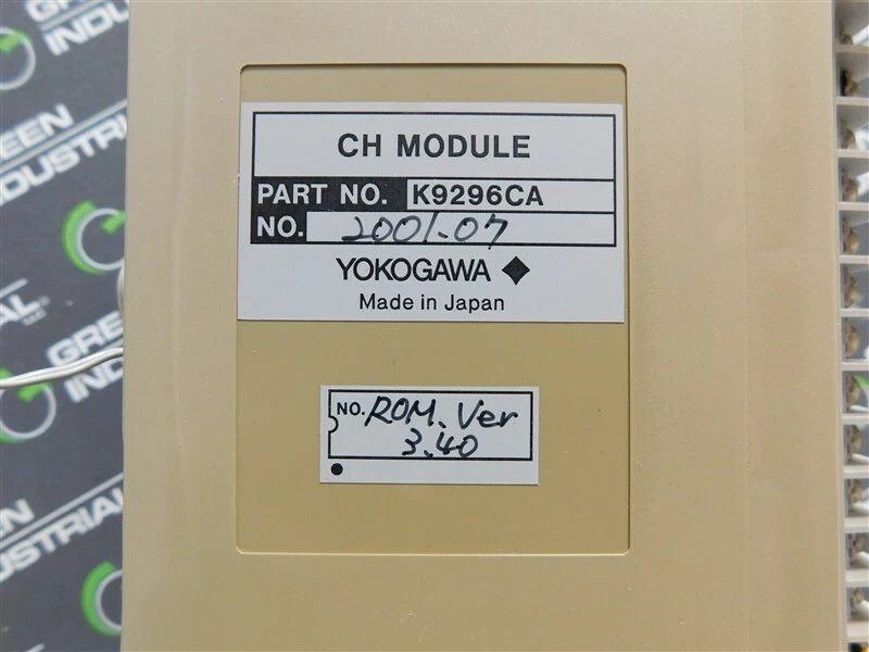 Módulo ROM Yokogawa K9296CA 20 Canales USADO Ver.3.40 Sin Cubierta Foto 4 de 4