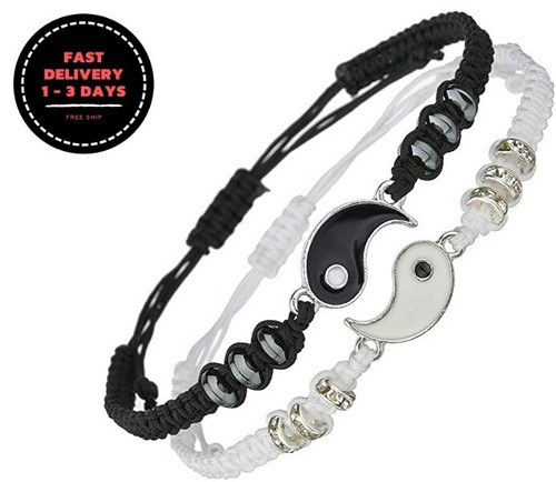 Pulseras Brazaletes Para Parejas Yin Yang Regalos De San | eBay