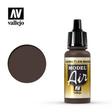 Vallejo 71036 Model Air Mahogany Acrylic Paint 17ml - US