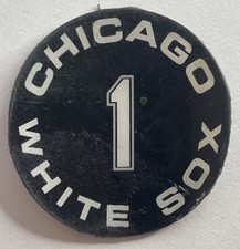 Chicago White Sox Game Used Bat Knob Decal - #1 - MLB Baseball Adam Eaton