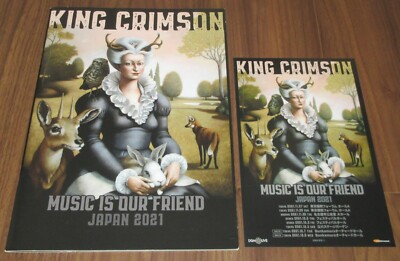$0 SHIP King Crimson JAPAN tour book 2021 + tour FLYER more listed