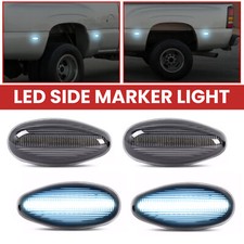 White Led Side Marker Lights For Chevy Silverado 1500 2500 Hd 2001-07 Dually Bed White Led Side Marker Lights For Chevy Silverado 1500 2500 Hd 2001-07 Dually Bed