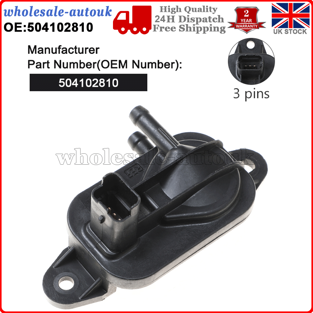 DPF DIFFERENTIAL PRESSURE SENSOR for IVECO DAILY III IV FIAT DUCATO 2.3 3.0 HDI DPF DIFFERENTIAL PRESSURE SENSOR for IVECO DAILY III IV FIAT DUCATO 2.3 3.0 HDI