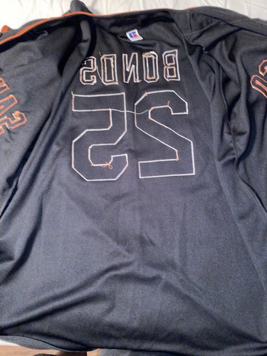 Russell Athletic San Francisco Giants Barry Bonds Jersey Sz 52 - Picture 9 of 9