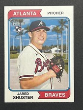2023 Topps Heritage High Number JARED SHUSTER #528  Baseball Rookie BRAVES RC