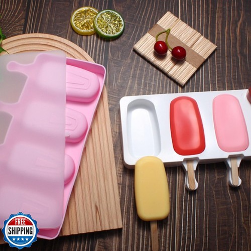 Popsicle Formen Classic Ice Pop Formen Tablett mit Sticks, leicht zu lösen, Eis am Stiel M - Bild 4 von 5