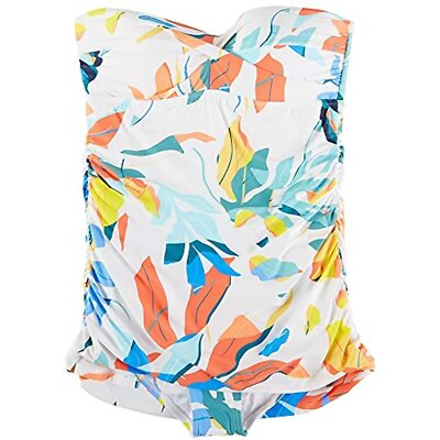 Jantzen 277407 Bold Beach Vamp One-Piece White 10