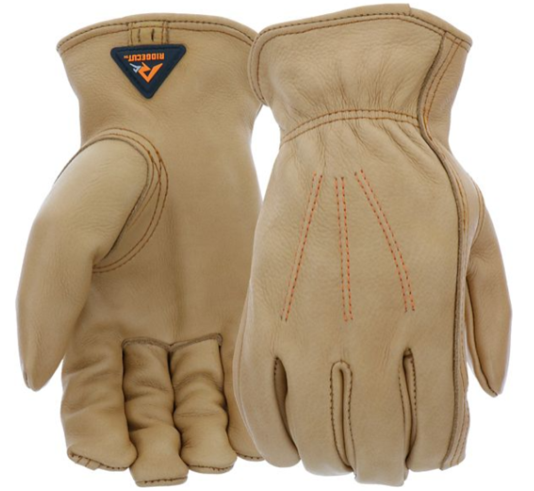 Ridgecut RC86005-L Water Resistant Leather Driver Gloves- Leather
