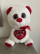 Happy Valentine's Day Sweetheart Teddy Bear Plush LOVE YOU Bear