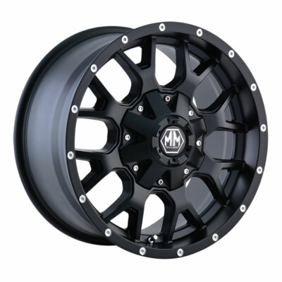 MAYHEM 8015 Warrior Rim 17X9 5x114.3/5x127 Offset 18 Matte Black (Quantity of 1)