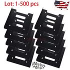 Lot 2.5" to 3.5" Bay SSD Metal Hard Drive HDD Mounting Bracket Adapter Dock Tray