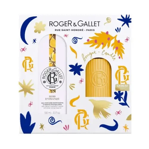 Roger&Gallet Set Bois D'orange Acqua Profumata Di Benessere 100Ml + Candela-image