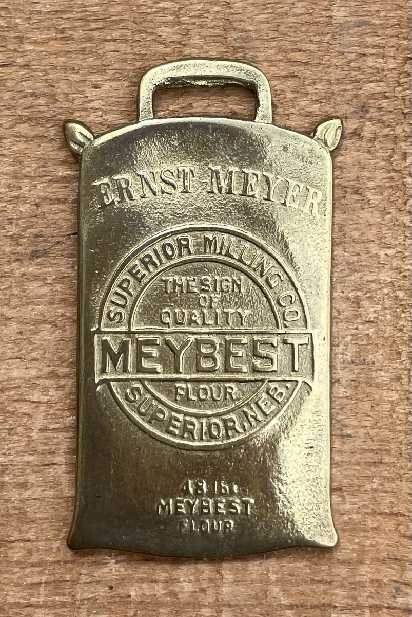 Antique 1910s Napoleon Flour Advertising Watch Fob - Vintage Milling Memorabilia 1920-1929 Year Manufactured Watch Fobs for sale | eBay main image 4