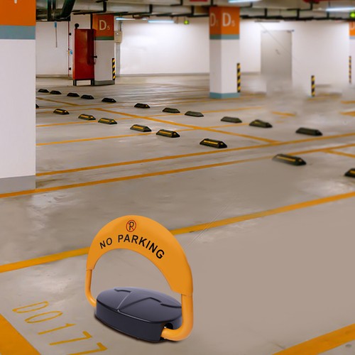 Automatic Parking Lock Car Park Driveway Guard Space Barrier Lock w/ 2 Remote - Picture 11 of 12