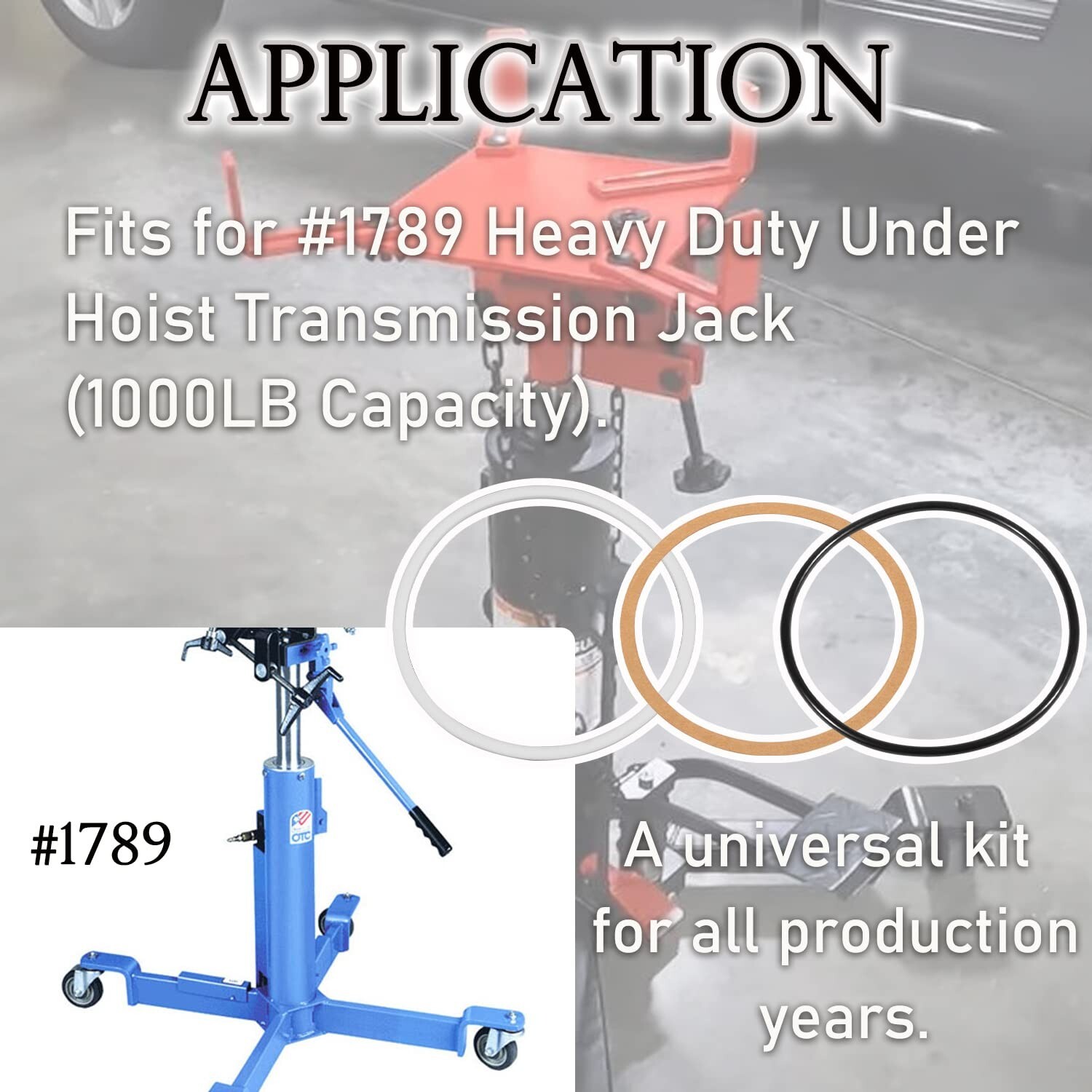 For OTC 1789 Wudel 711 Transmission Hydraulic Jack Seal Kit4767845 , 1000LB eBay
