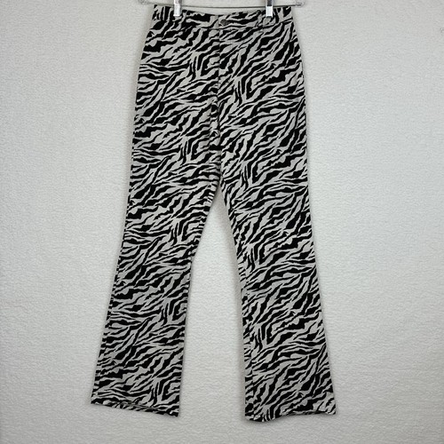 Pantalones MOTEL ROCKS Zoven en Años 90 Blanco y Negro (MR187) Talla Pequeña - Imagen 3 de 12